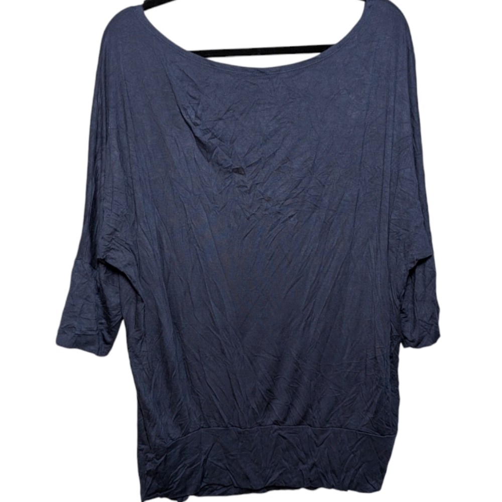 Simlu Women’s Blue Dolman Sleeve Top Size XL 💙 - Picture 4 of 10